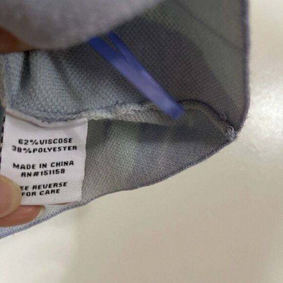 525 America square neck blue swirl stretchy bandage tank top size Medium - Picture 3 of 4